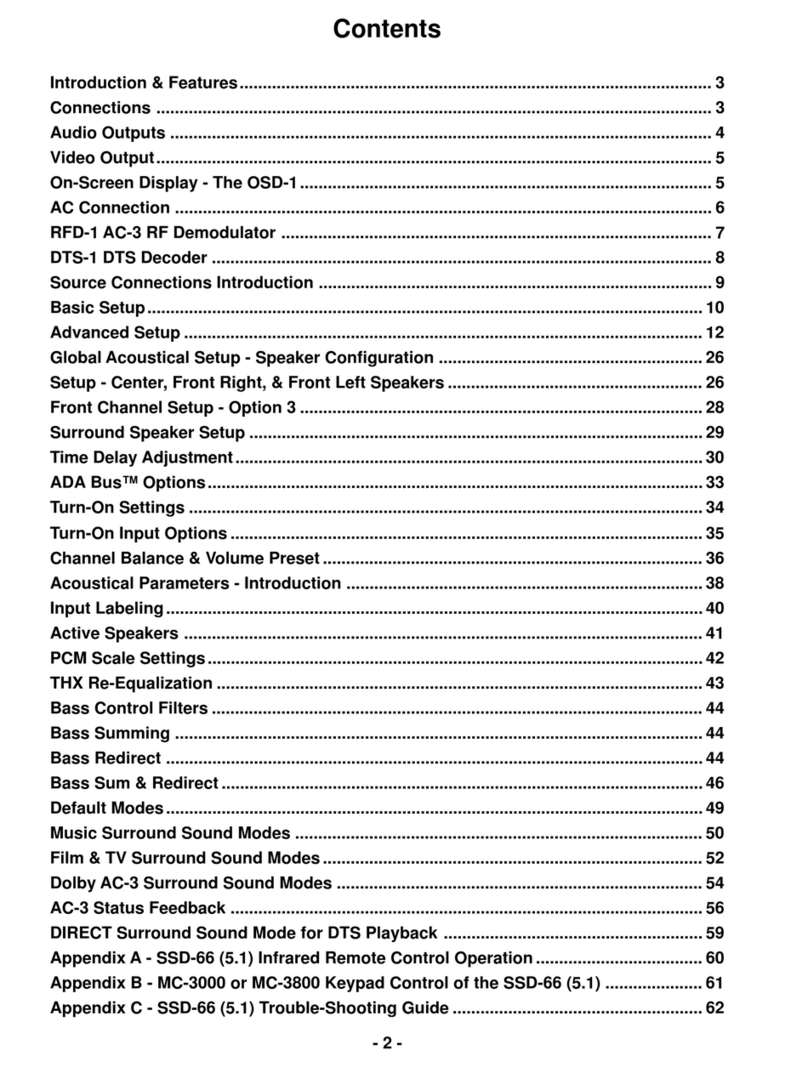 A/DA SSD-66 user manual
