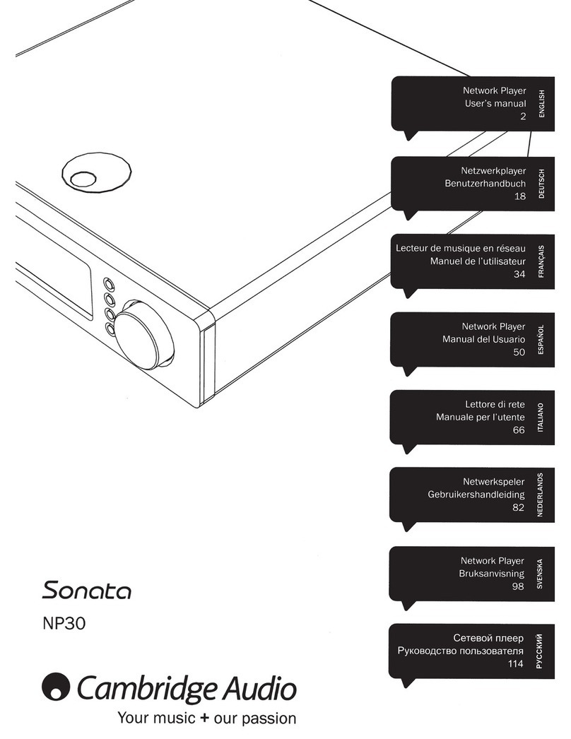 Sonata NP30 user manual