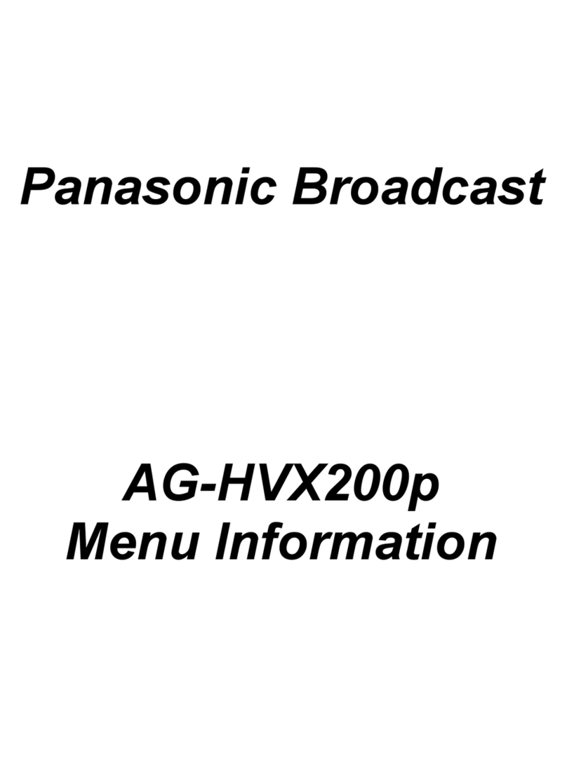 Panasonic AGHVX200P - MEMORY CARD CAMCORDER User manual