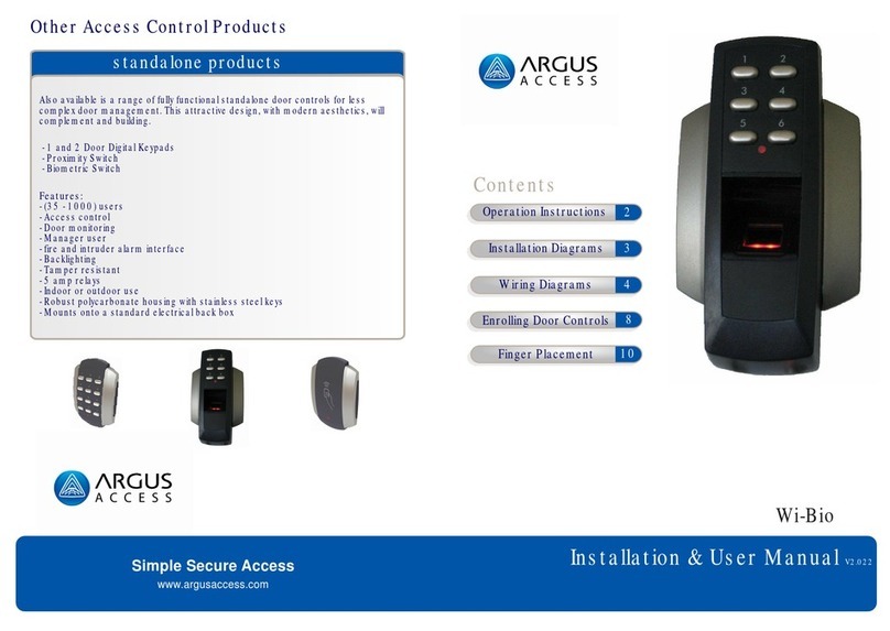 Argus Wi-Bio Instruction Manual