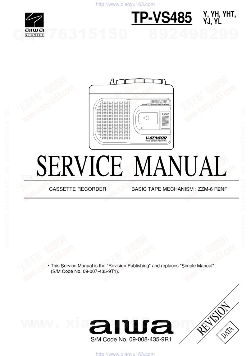 Aiwa TP-VS485 User manual