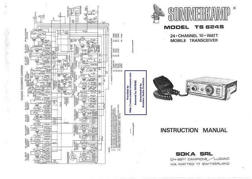 Sommerkamp TS 624S User manual