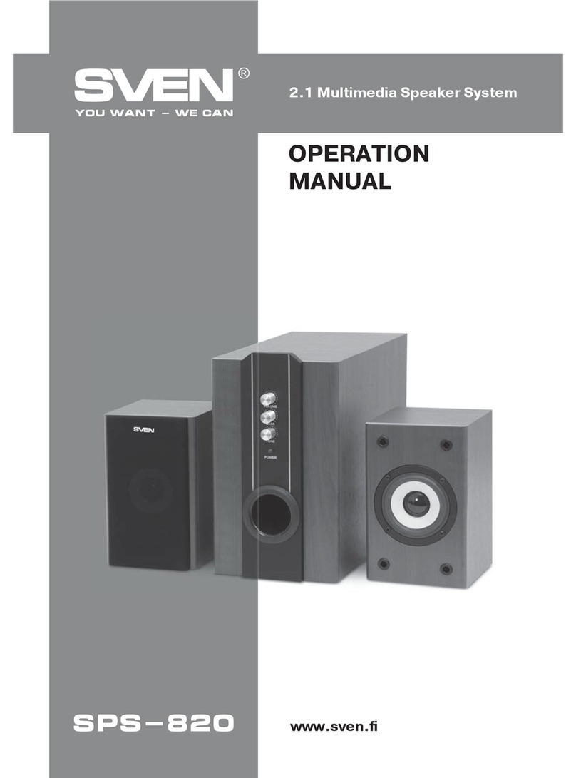 Sven SPS-820 Operation manual