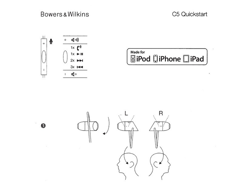 Bowers & Wilkins C5 User manual