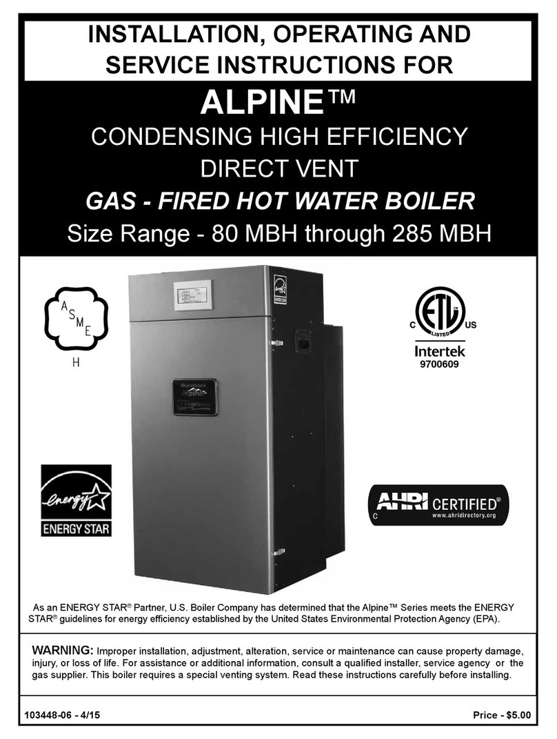 Alpine ALP080B Installation, operating and service instructions Alpine ALP080B Installation, operating and service instructions