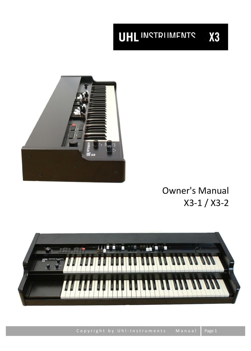 UHL Instruments X3-1 User manual