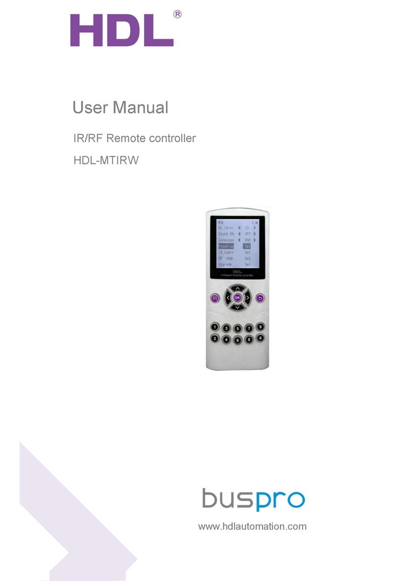 HDL HDL-MTIRW user manual