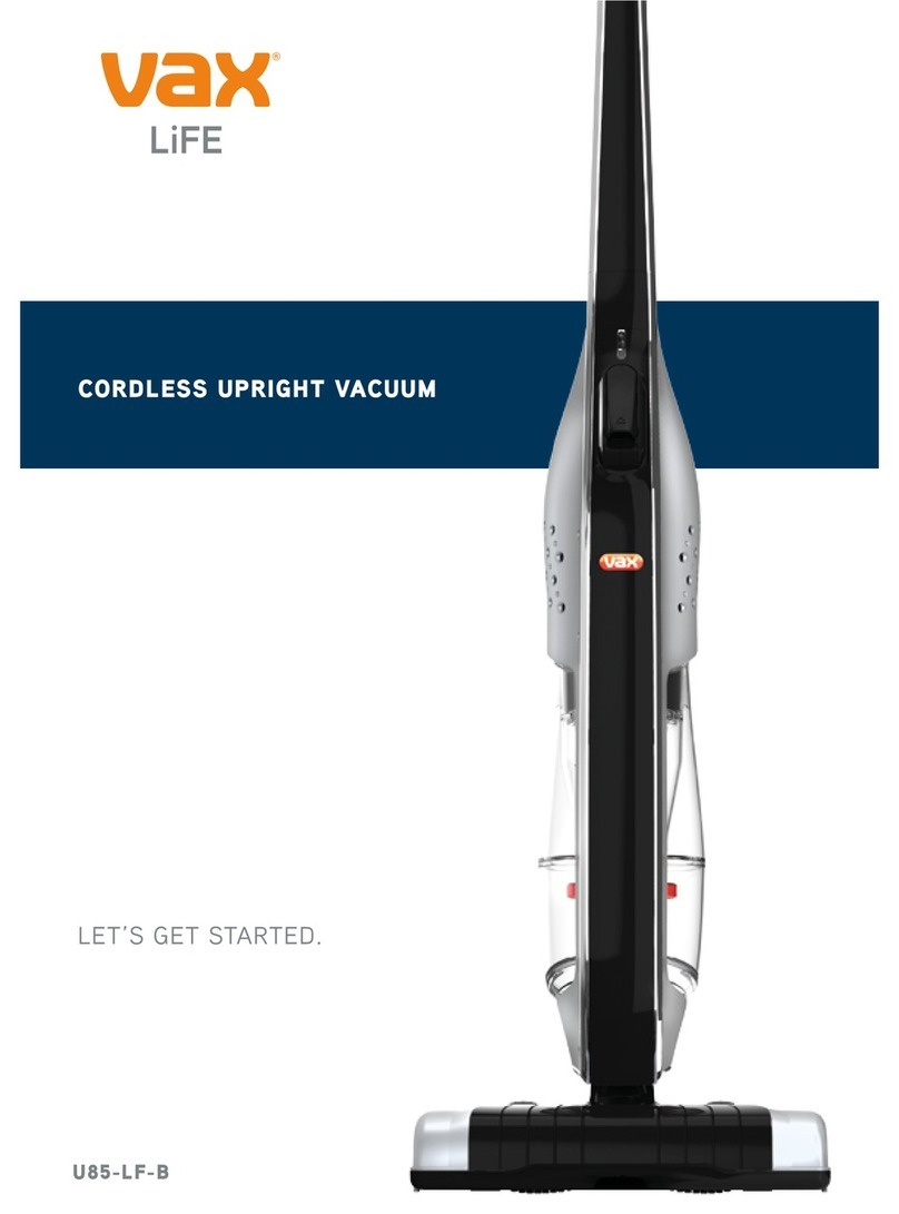 Vax LiFE User manual