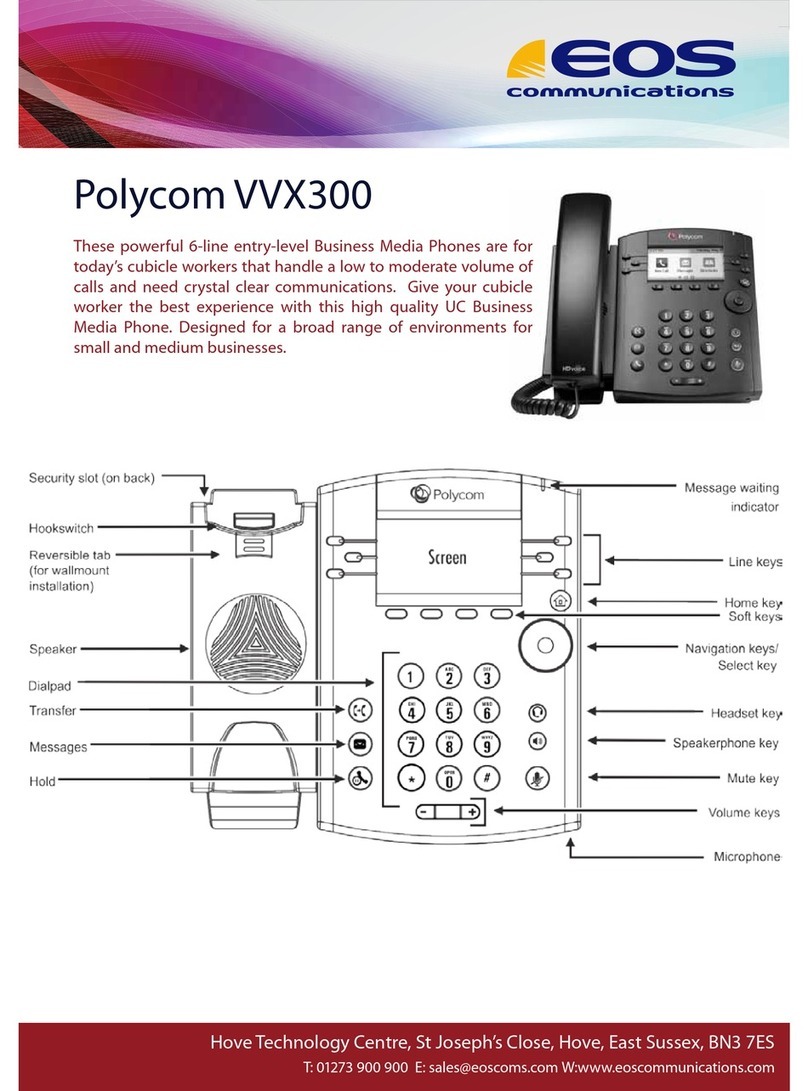 Polycom VVX 300 User manual