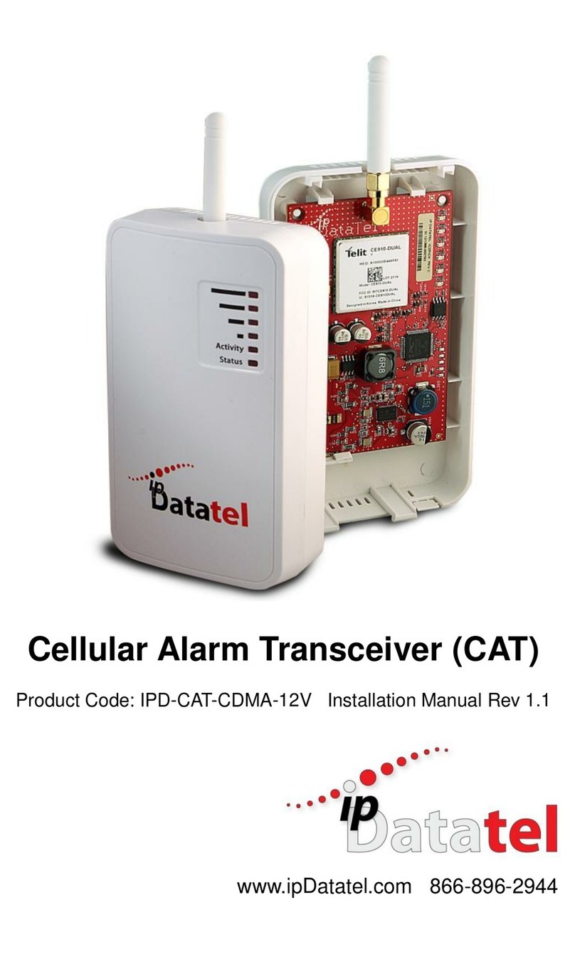 ipDatatel IPD-CAT-CDMA-12V User manual