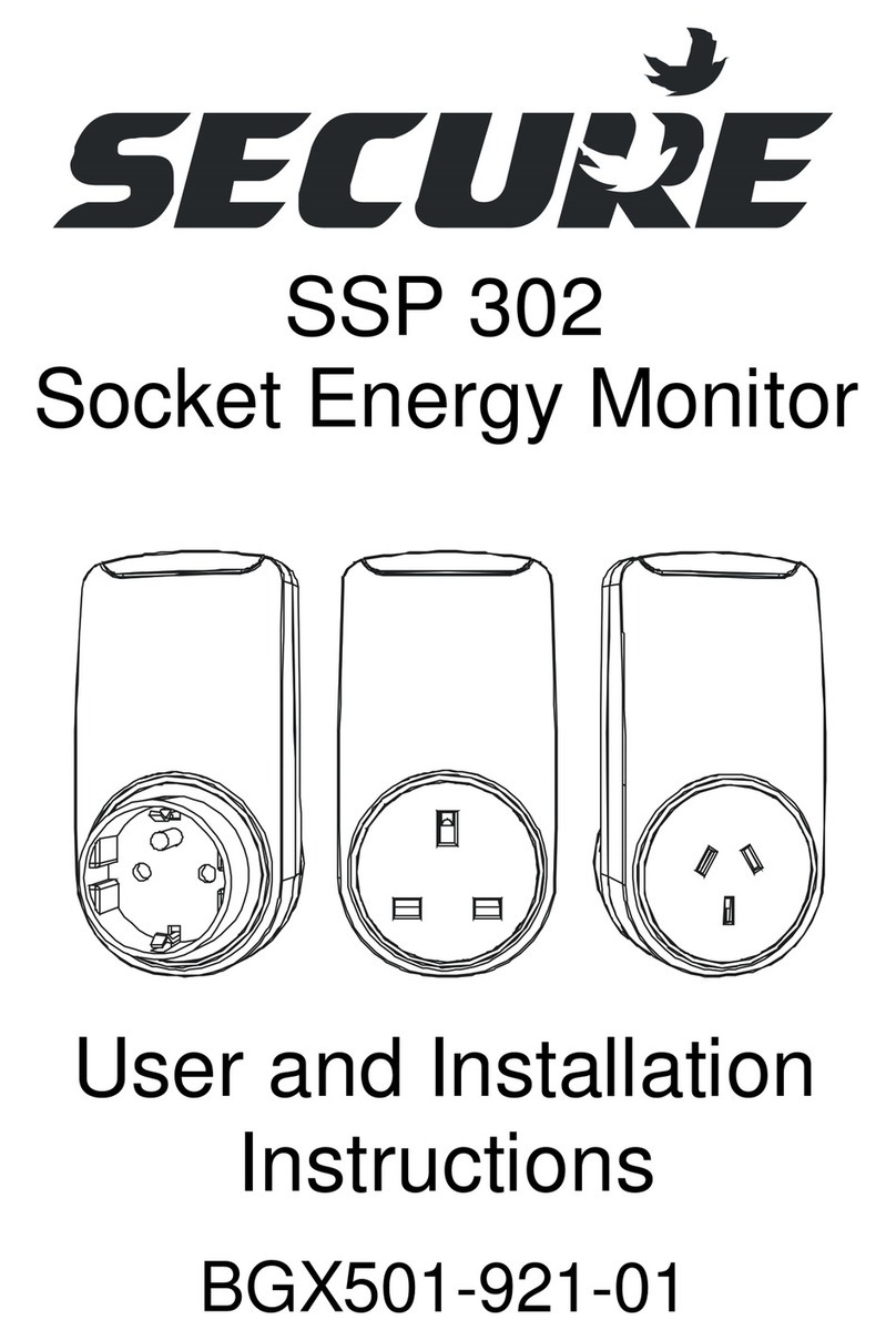 Secure SSP 302 User and installation instructions