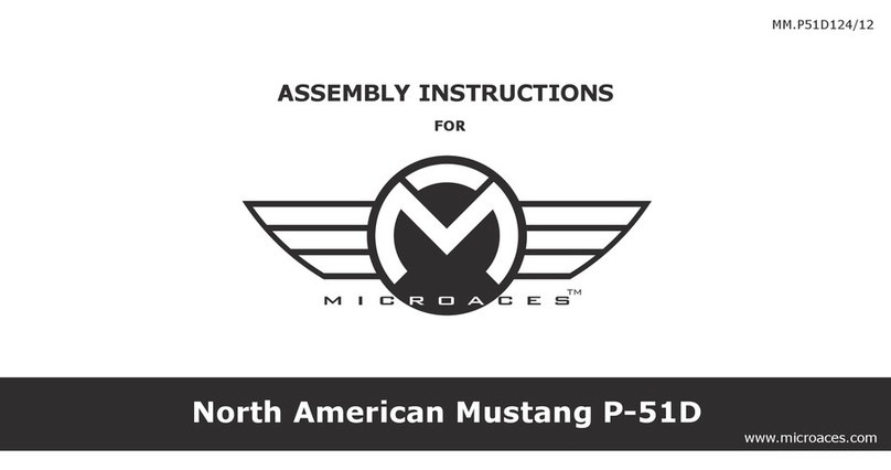 Microaces North American Mustang P-51D User manual