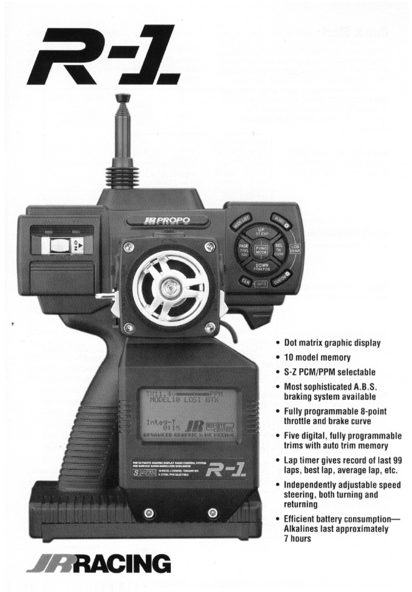 JR Racing R-1 quick start guide