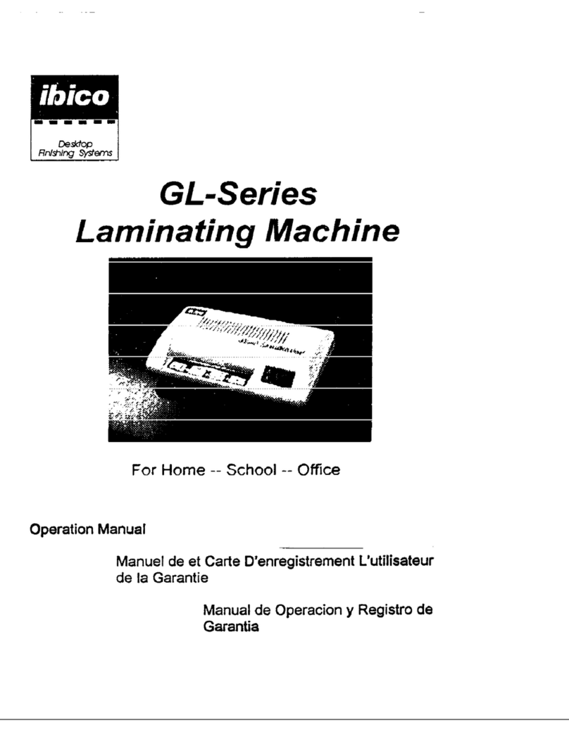 ibico GL-4 User manual ibico GL-4 User manual