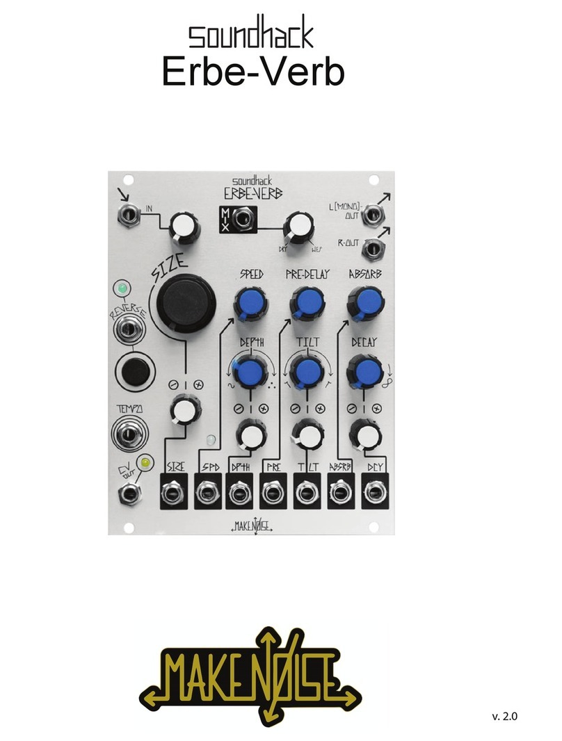 Make Noise Soundhack Erbe-Verb user manual