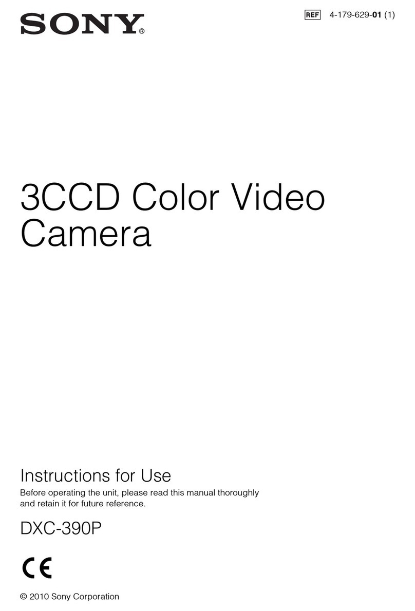 Sony DXC-390P User manual