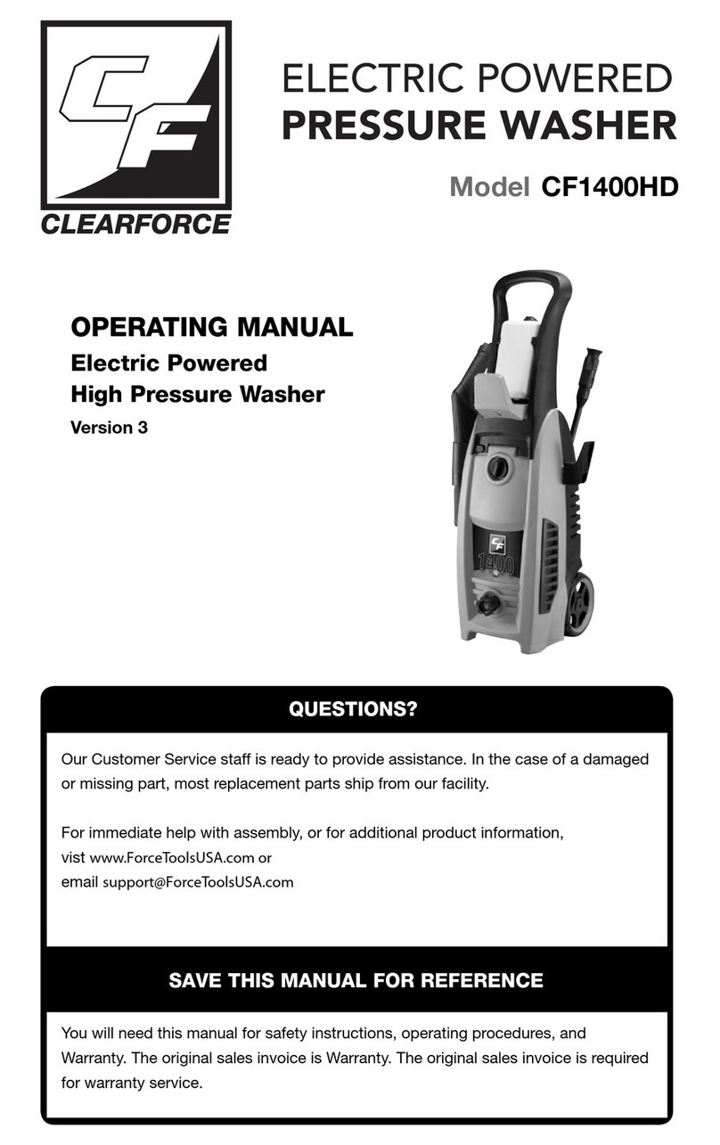 Clear Force CF1400HD operating manual Clear Force CF1400HD operating manual