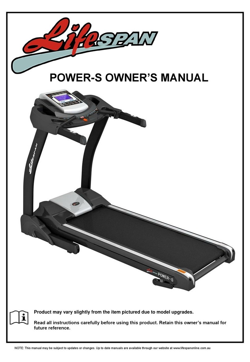 Life Span Power-S owner's manual