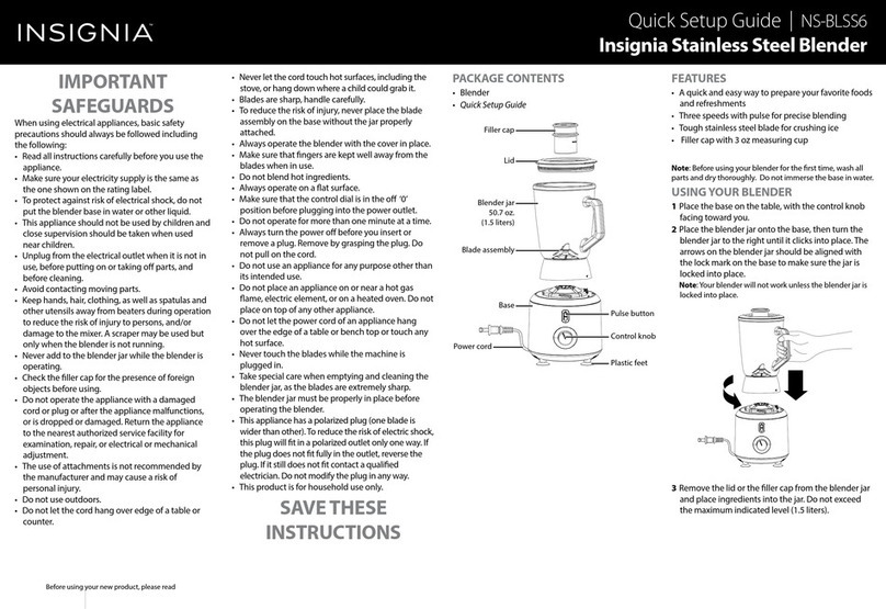 Insignia NS-BLSS6 Quick setup guide