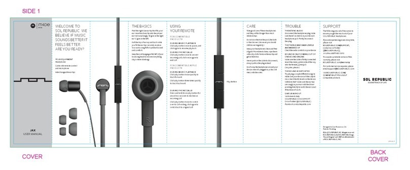 SOL Republic JAX user manual