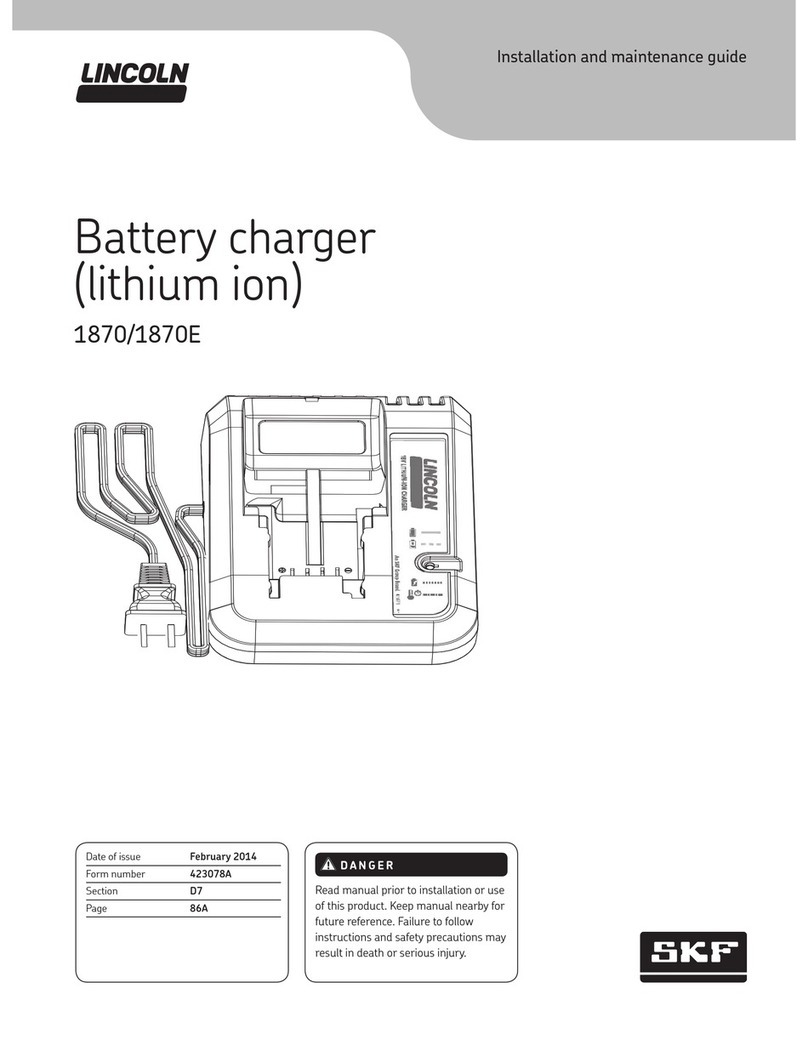 Lincoln 1870 Installation and maintenance guide