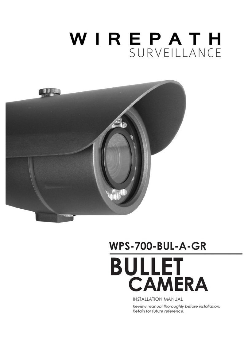 Wirepath Surveillance WPS-700-BUL-A-GR User manual Wirepath Surveillance WPS-700-BUL-A-GR User manual