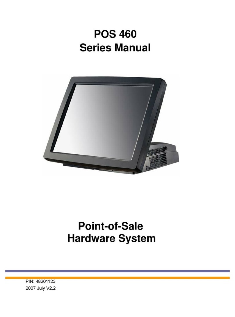 Axon POS System POS 460 Series manual
