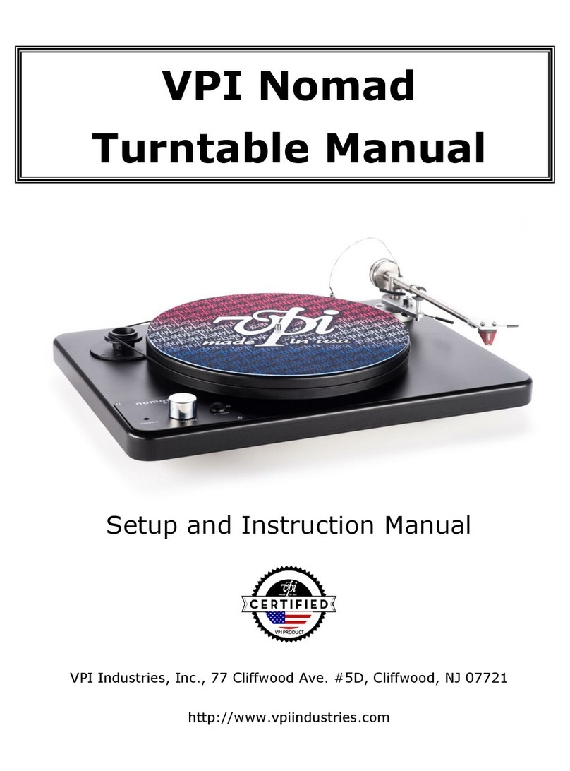 VPI Nomad Manual