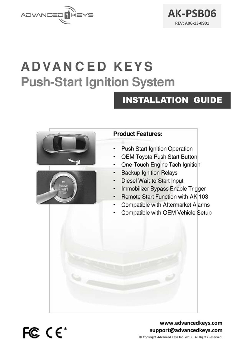 Advanced Keys AK-PSB06 installation guide