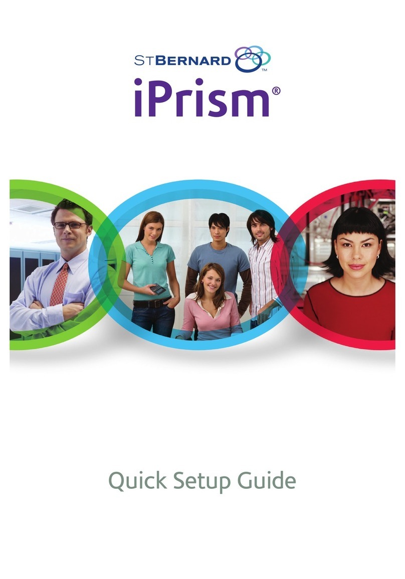 St. Bernard iPrism Quick setup guide