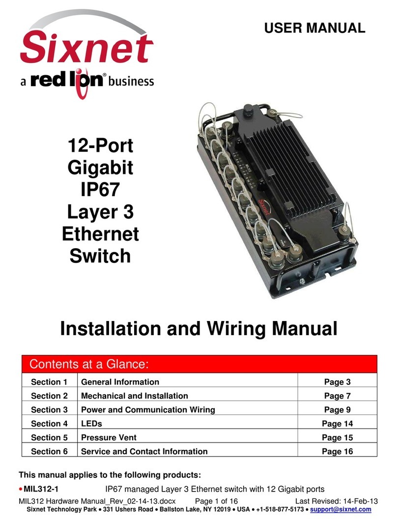 Sixnet MIL312-1 User manual