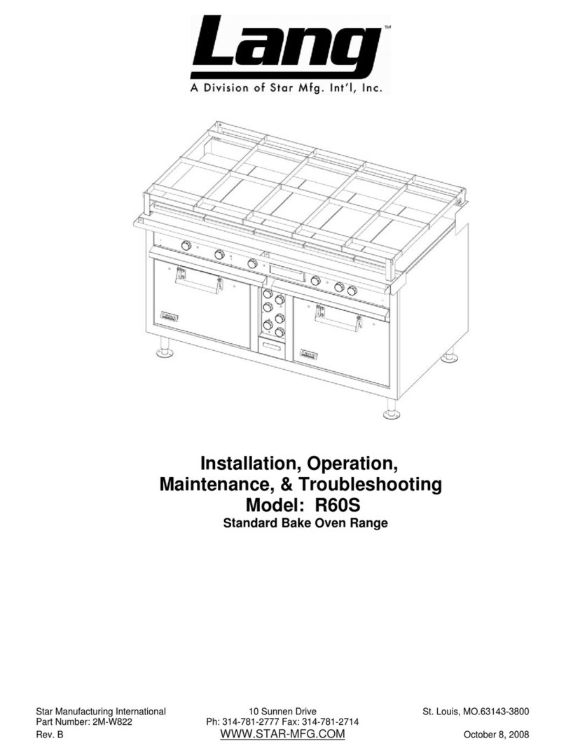 Lang R60S Installation, operation, maintenance, & troubleshooting