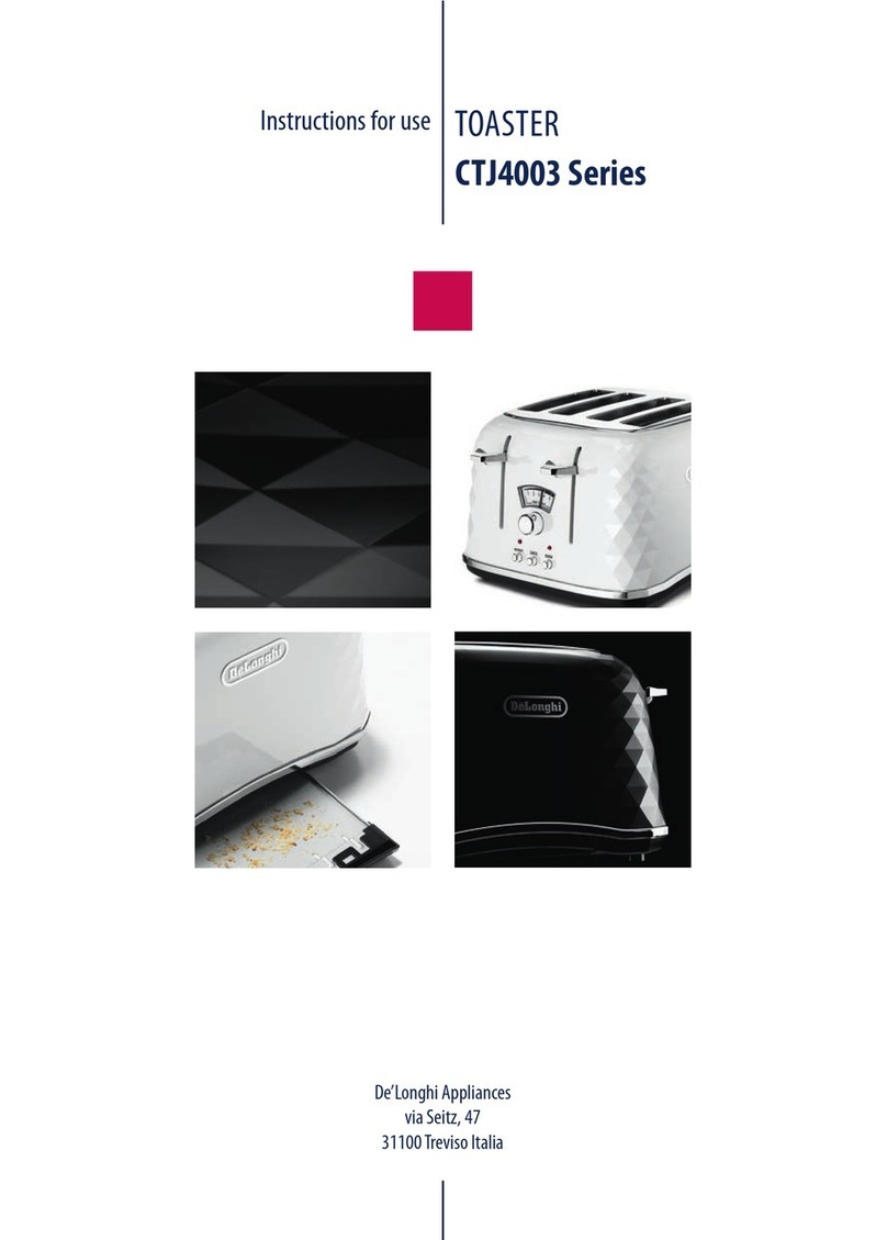 DèLonghi CTJ4003 Series Instructions for use