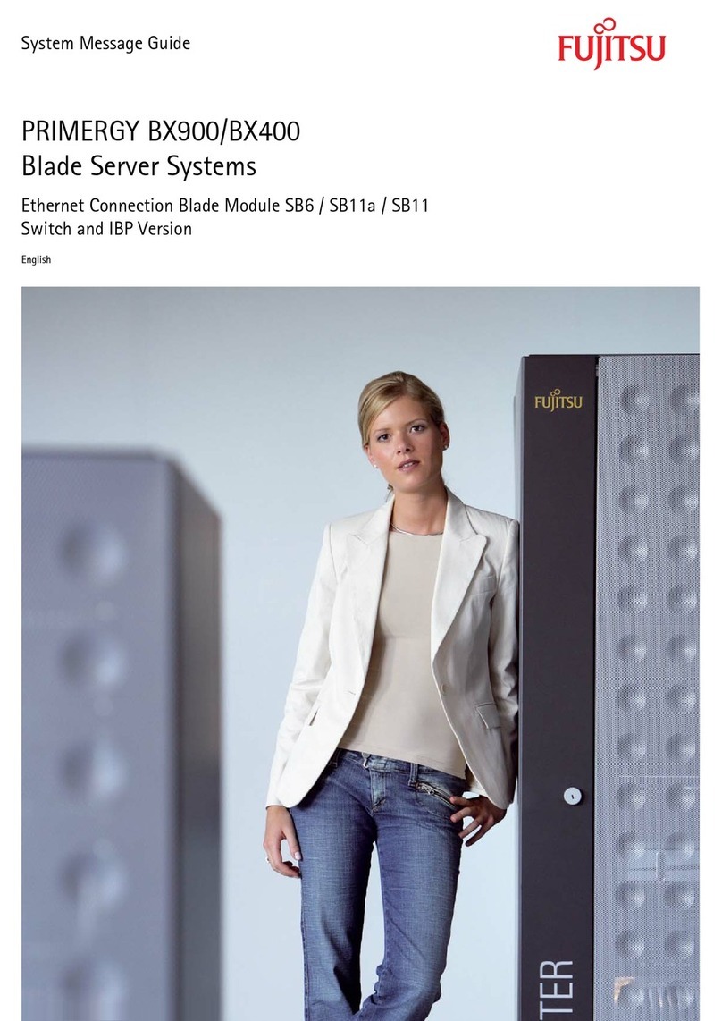 Fujitsu PRIMERGY BX900 User guide Fujitsu PRIMERGY BX900 User guide