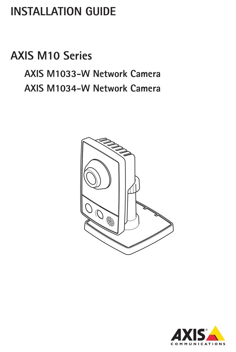 Axis M1033-W installation guide