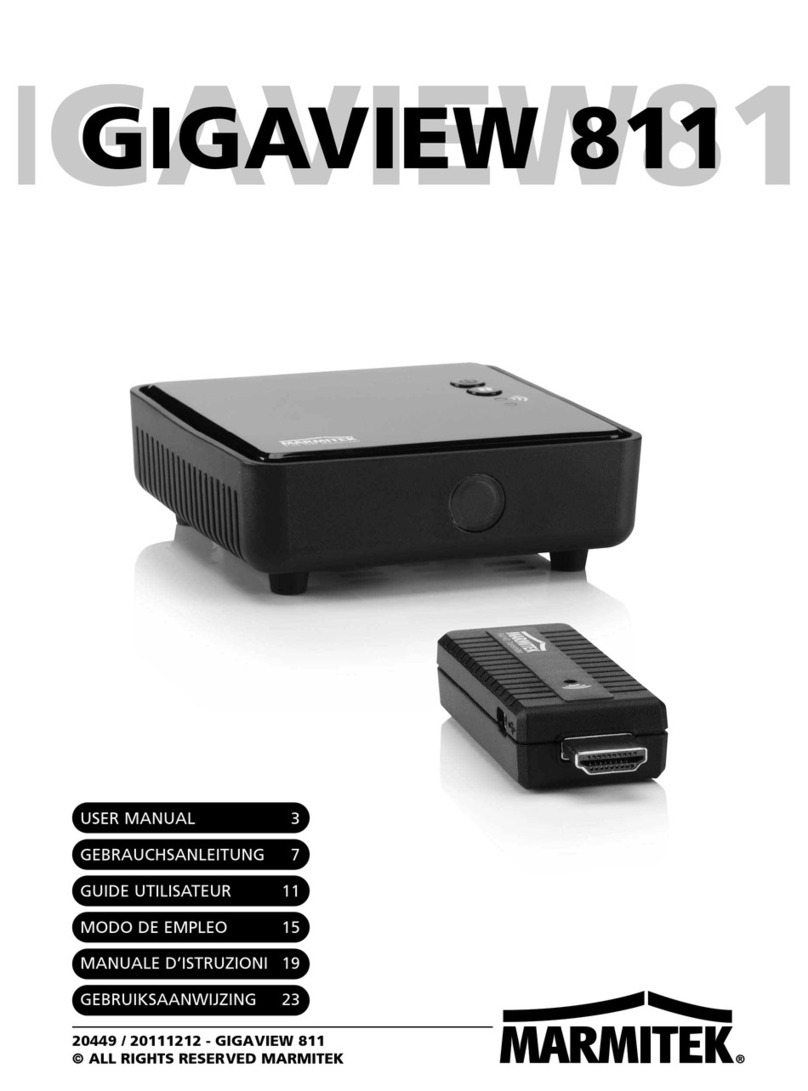 Marmitek Gigaview 811 user manual