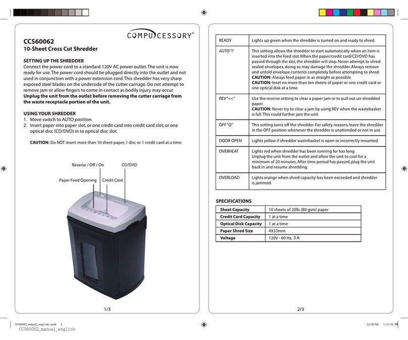 Compucessory CCS60062 User manual