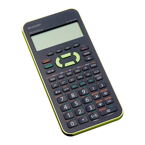 Sharp WriteView EL-W531X User manual
