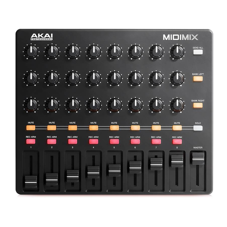 Akai PROFESSIONAL MIDIMIX user guide