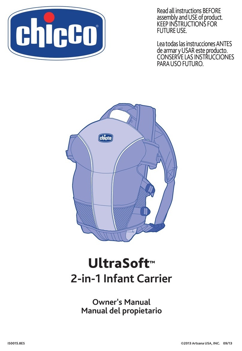 Chicco ULTRASOFT owner's manual