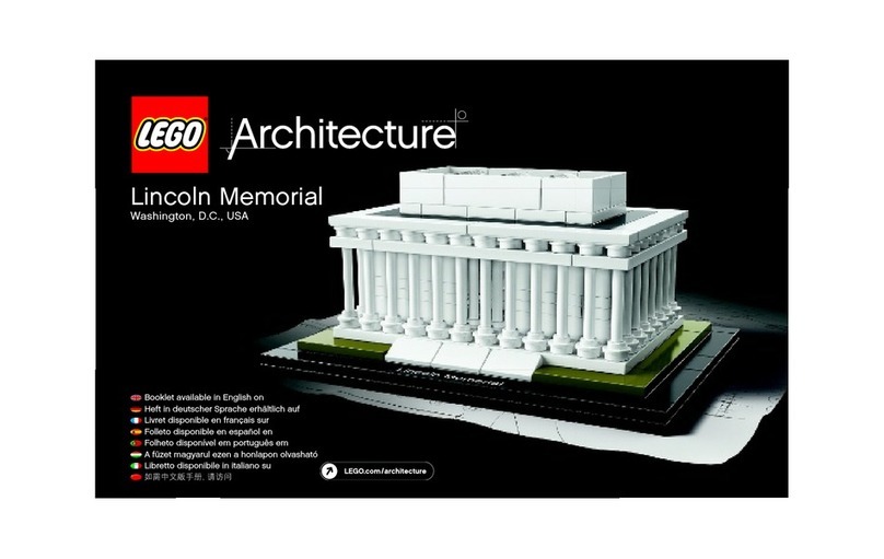 LEGO Architecture Lincoln Memorial Assembly instructions
