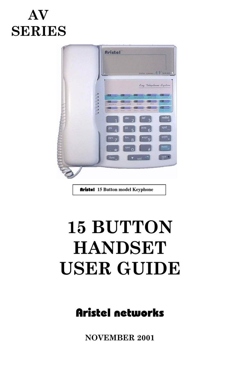 Aristel AV SERIES user guide