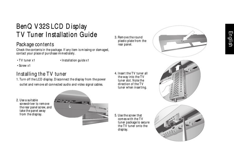 BenQ V32S installation guide