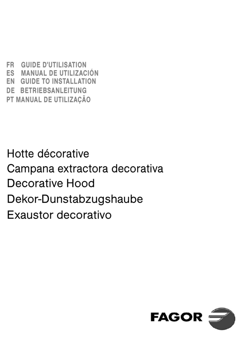 Fagor DHD1109X Guide to installation