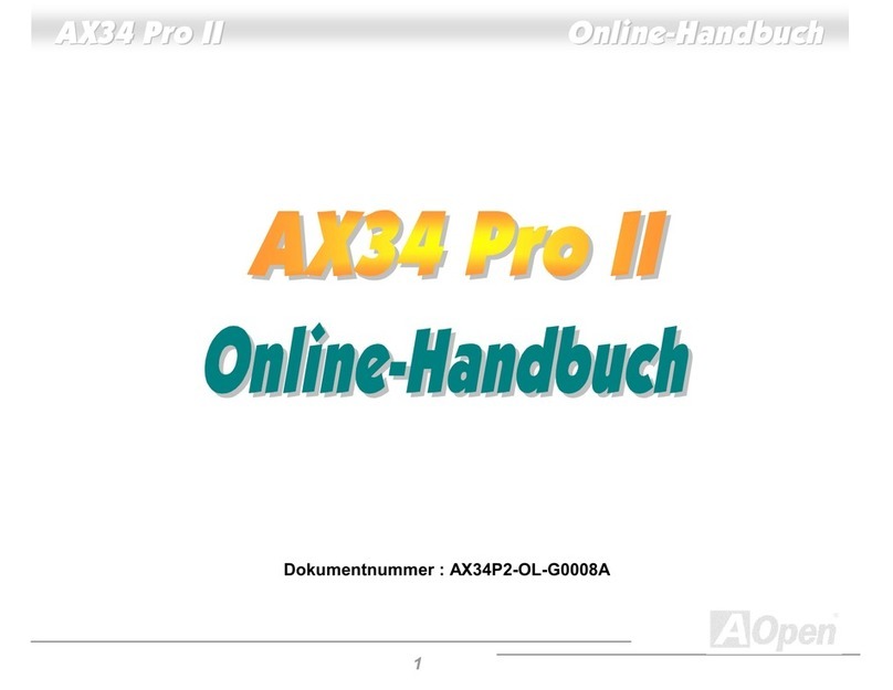 AOpen AX34 Pro II user manual
