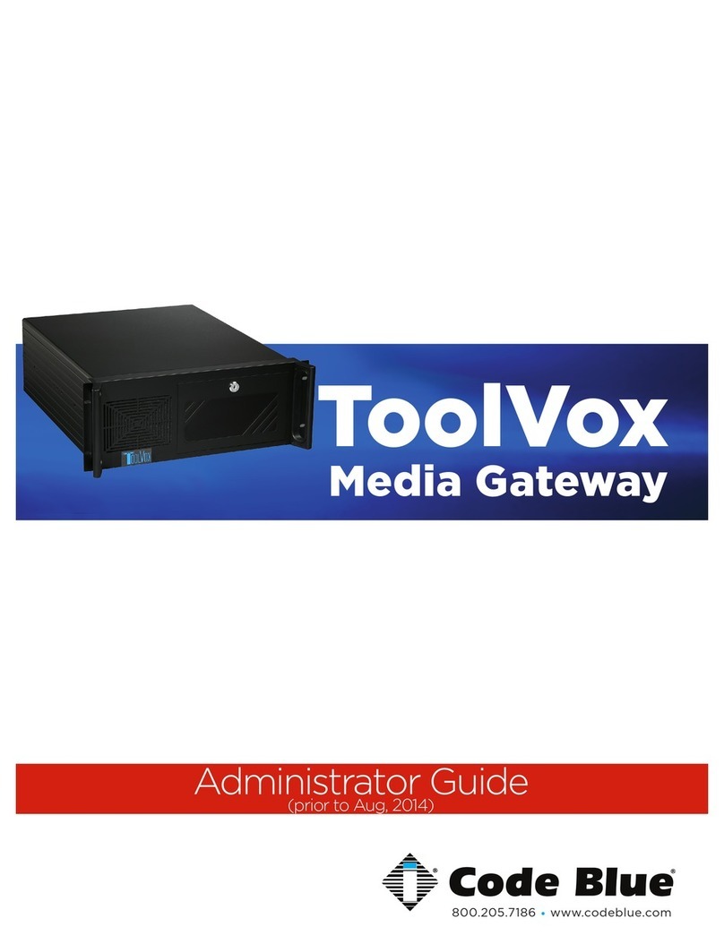 Code Blue ToolVox Administrator's guide