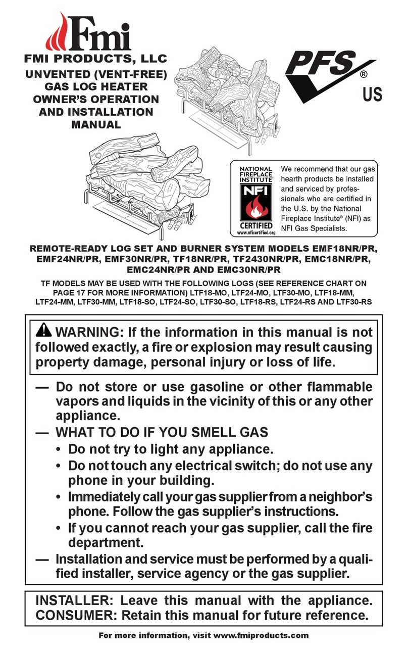 FMI EMF18NR Installation and operating instructions