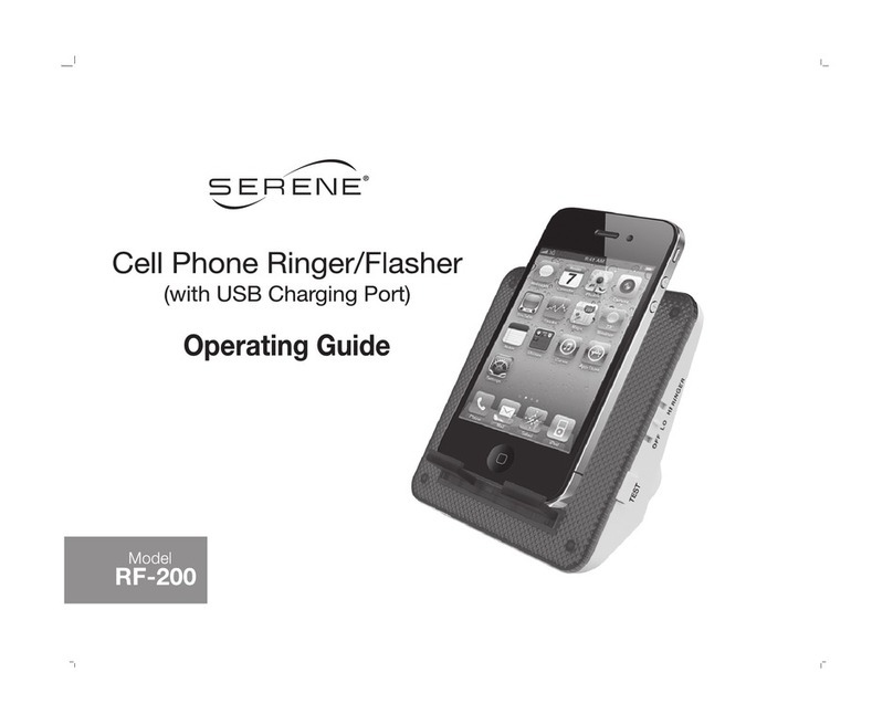 Serene RF-200 User manual