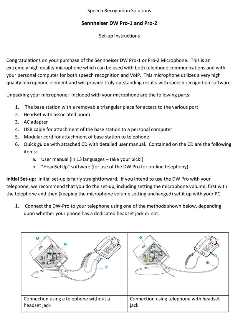 Sennheiser DW Pro1 Setup instructions