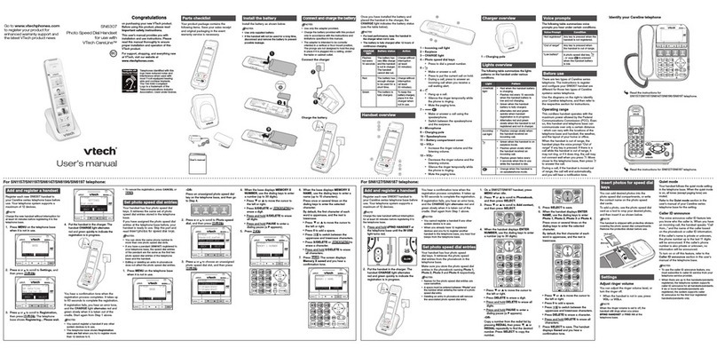 V-tech SN6307 User manual